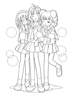 Cardcaptor Sakura Coloring Page